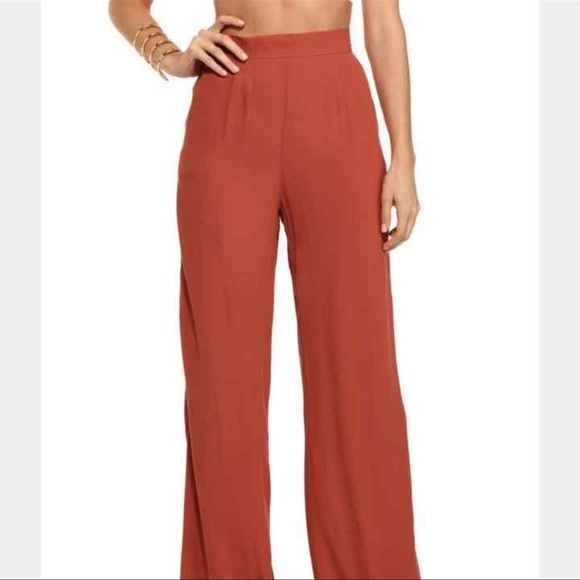 Windsor Pants - High waist Windsor rust linen pants
